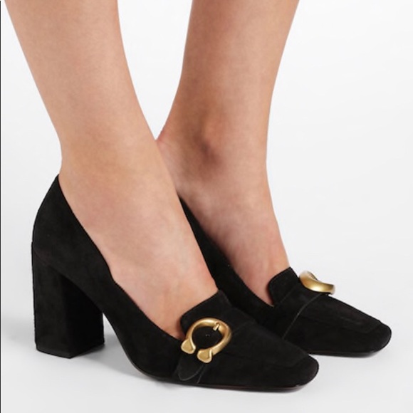 ✨✨Sold✨✨🎄Coach Jade loafer Square Toe, Block heel - Picture 2 of 8